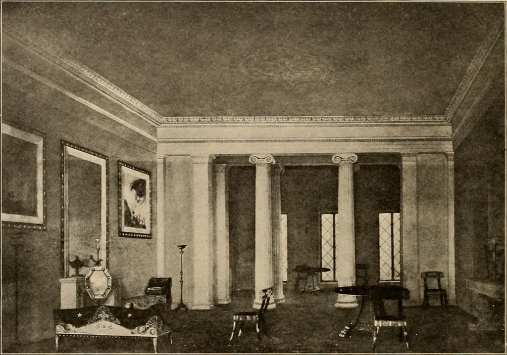 An illustration from Domestic architecture of the American colonies and of the early republic,, 1922, leaf 260