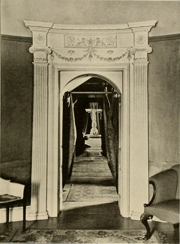 An illustration from Domestic architecture of the American colonies and of the early republic,, 1922, leaf 277