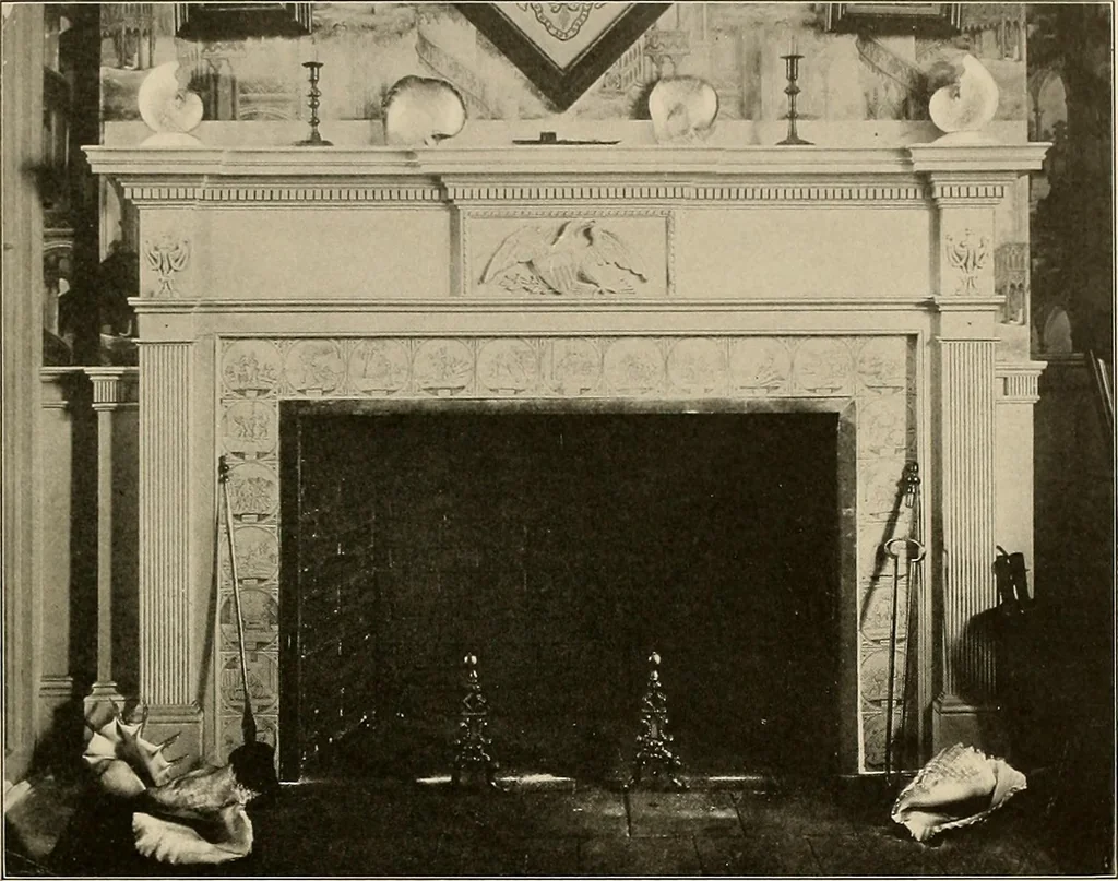 An illustration from Domestic architecture of the American colonies and of the early republic,, 1922, leaf 279