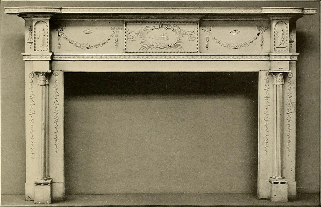 An illustration from Domestic architecture of the American colonies and of the early republic,, 1922, leaf 281