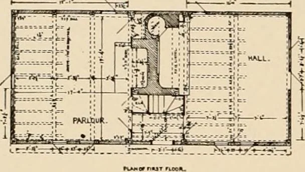 An illustration from Domestic architecture of the American colonies and of the early republic,, 1922, leaf 42