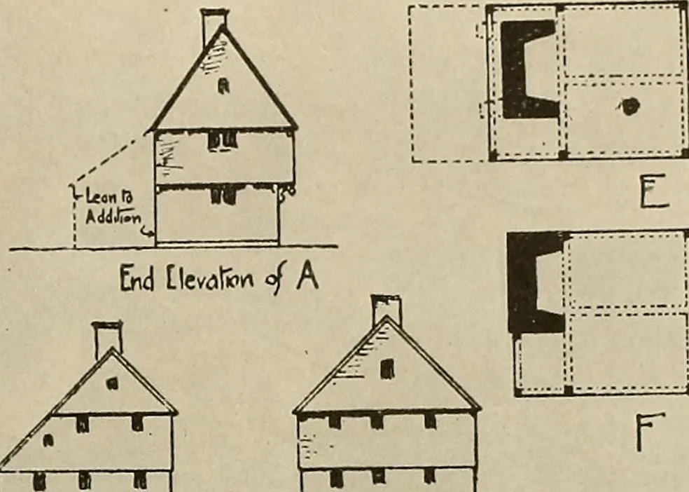 An illustration from Domestic architecture of the American colonies and of the early republic,, 1922, leaf 55