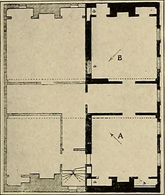 An illustration from Domestic architecture of the American colonies and of the early republic,, 1922, leaf 61