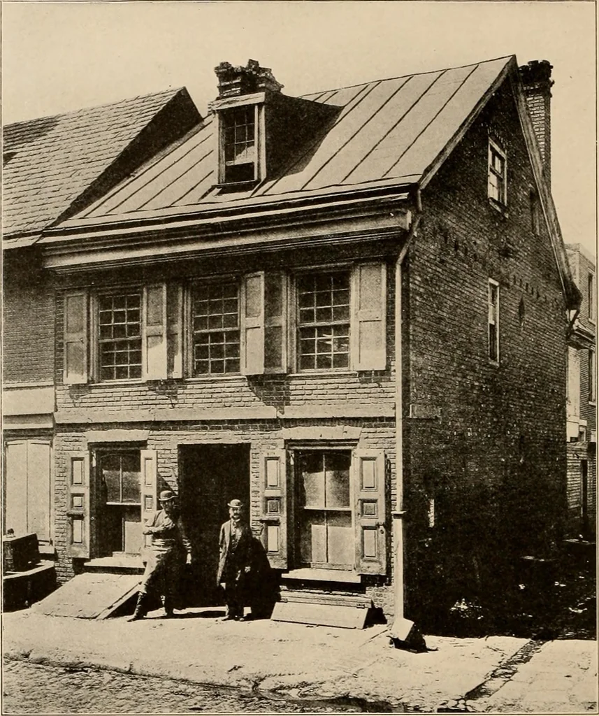 An illustration from Domestic architecture of the American colonies and of the early republic,, 1922, leaf 70