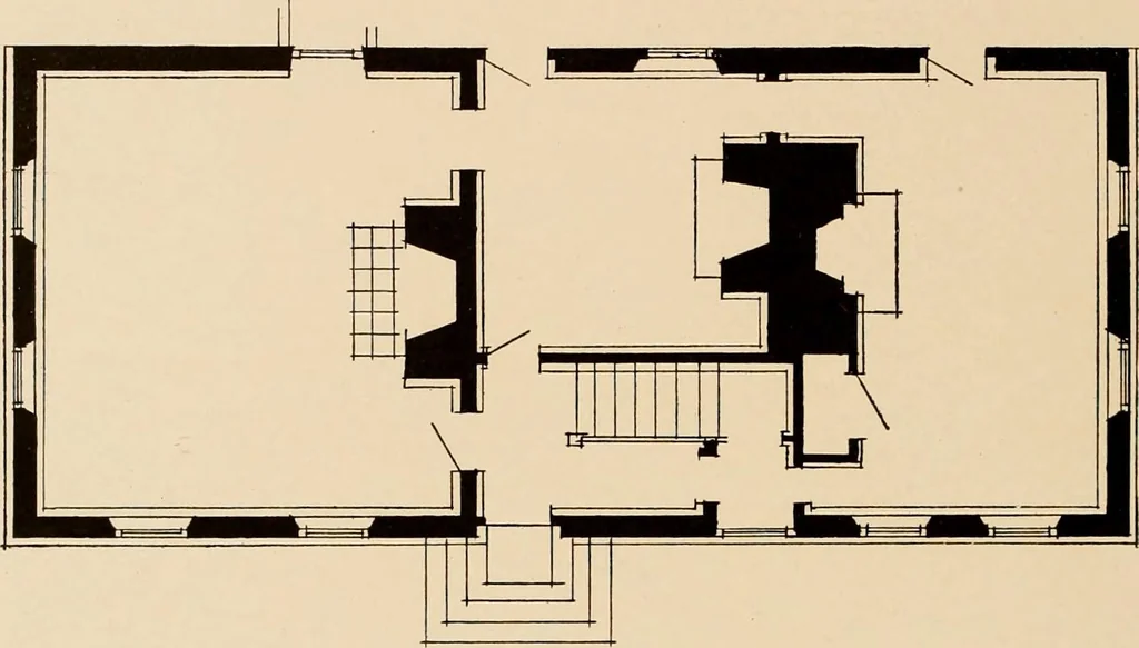 An illustration from Domestic architecture of the American colonies and of the early republic,, 1922, leaf 92