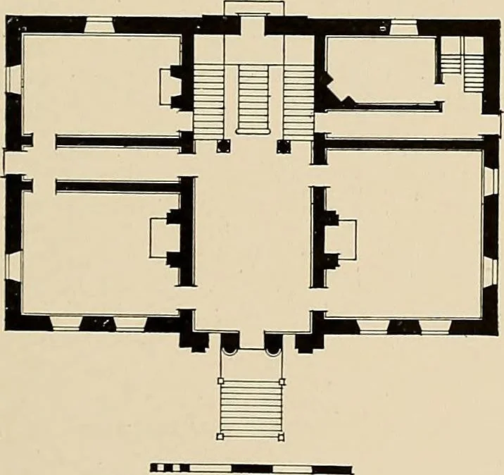 An illustration from Domestic architecture of the American colonies and of the early republic,, 1922, leaf 95