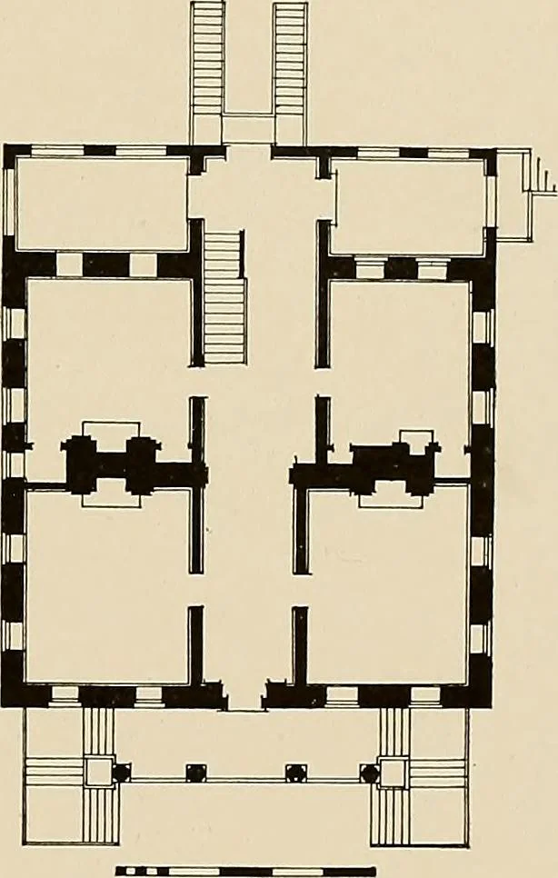 An illustration from Domestic architecture of the American colonies and of the early republic,, 1922, leaf 95