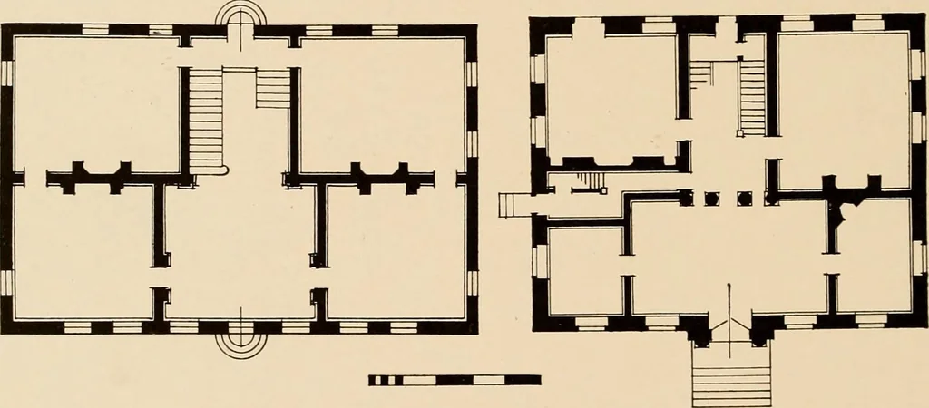 An illustration from Domestic architecture of the American colonies and of the early republic,, 1922, leaf 96