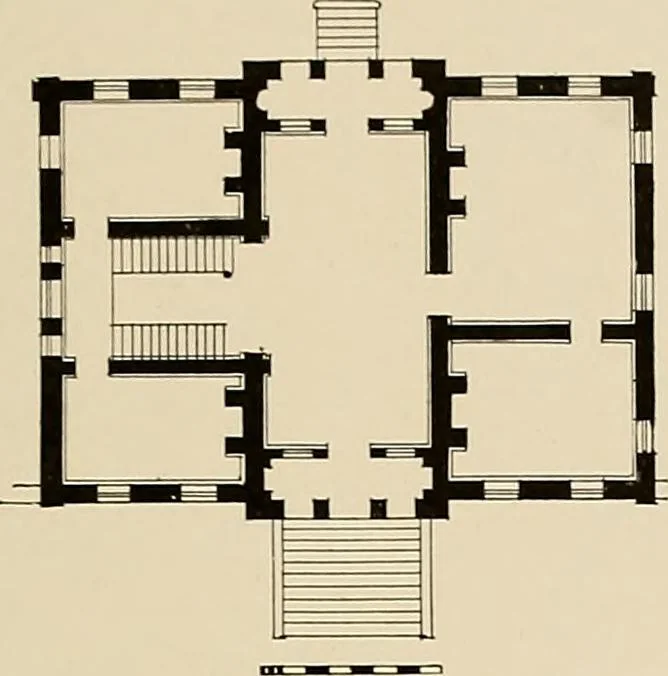 An illustration from Domestic architecture of the American colonies and of the early republic,, 1922, leaf 99
