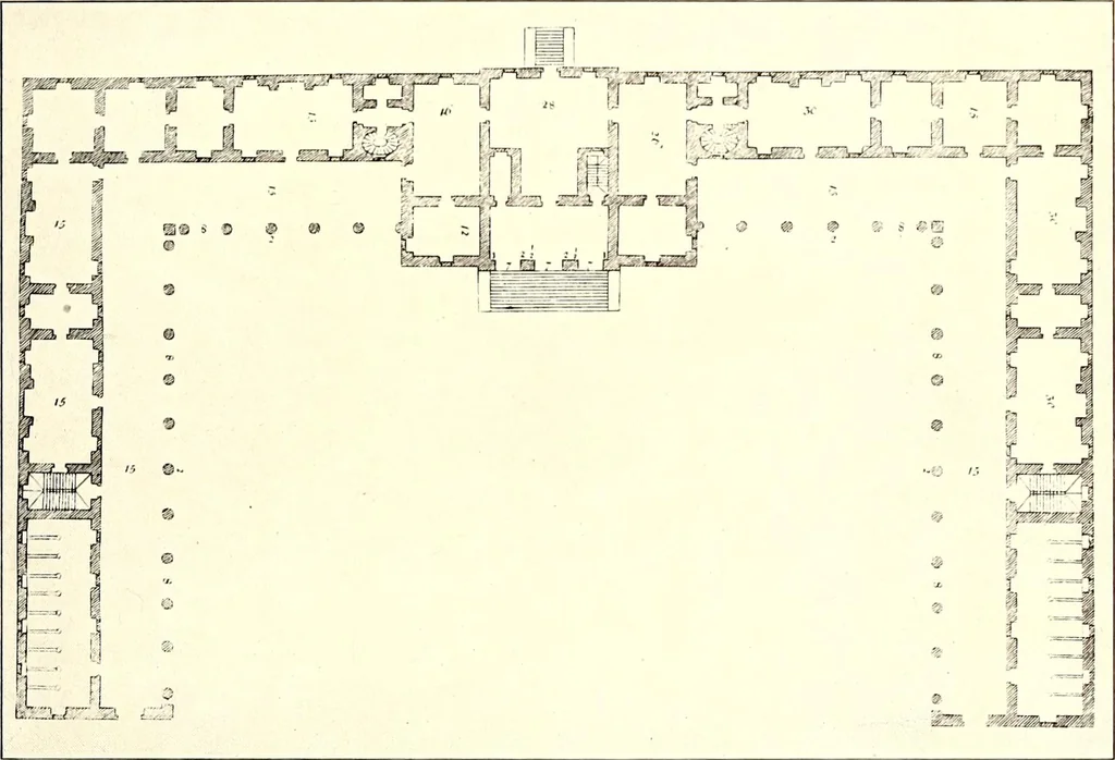An illustration from Domestic architecture of the American colonies and of the early republic, 1922, leaf 100