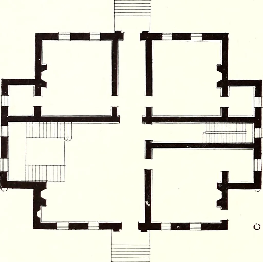 An illustration from Domestic architecture of the American colonies and of the early republic, 1922, leaf 101