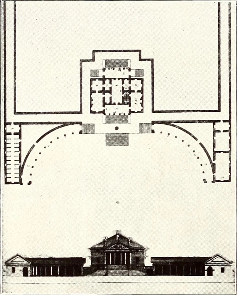 An illustration from Domestic architecture of the American colonies and of the early republic, 1922, leaf 103
