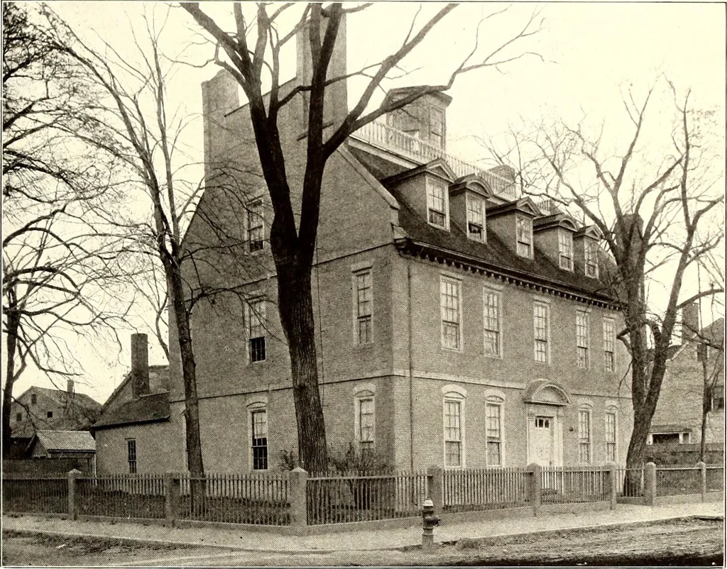 An illustration from Domestic architecture of the American colonies and of the early republic, 1922, leaf 108