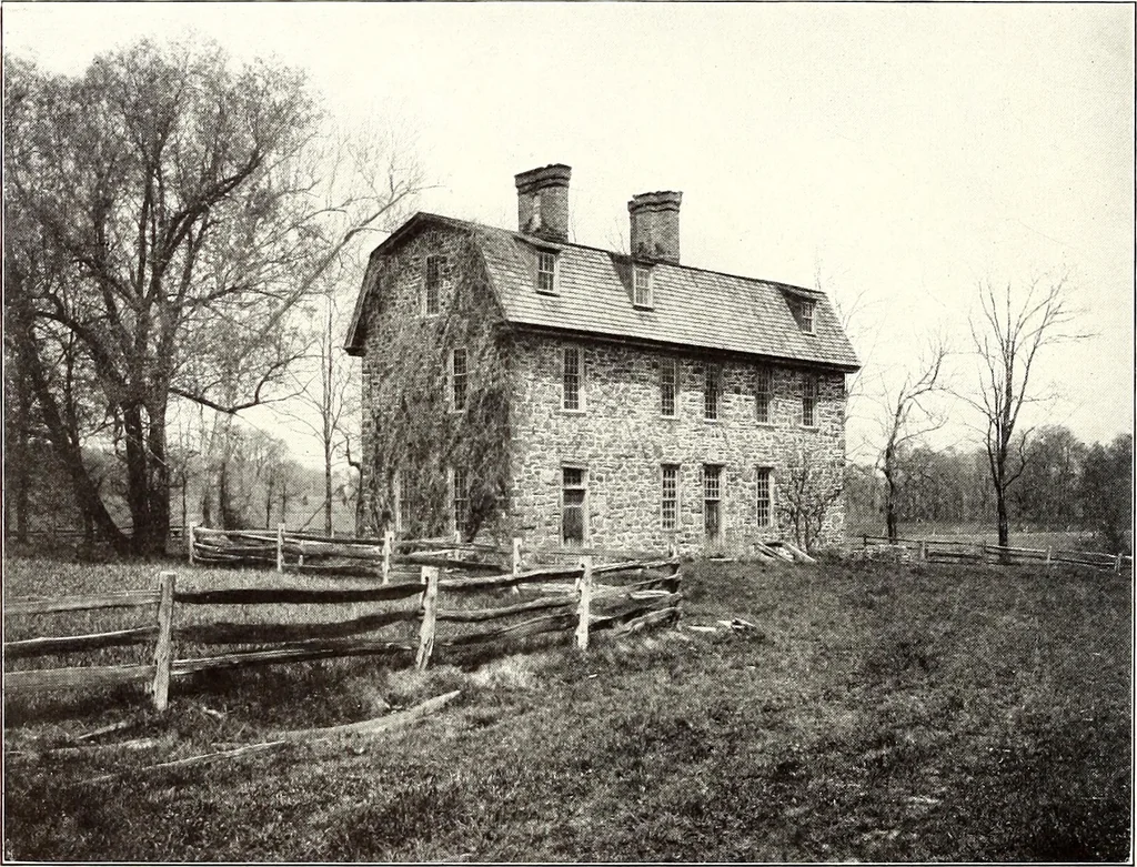 An illustration from Domestic architecture of the American colonies and of the early republic, 1922, leaf 109