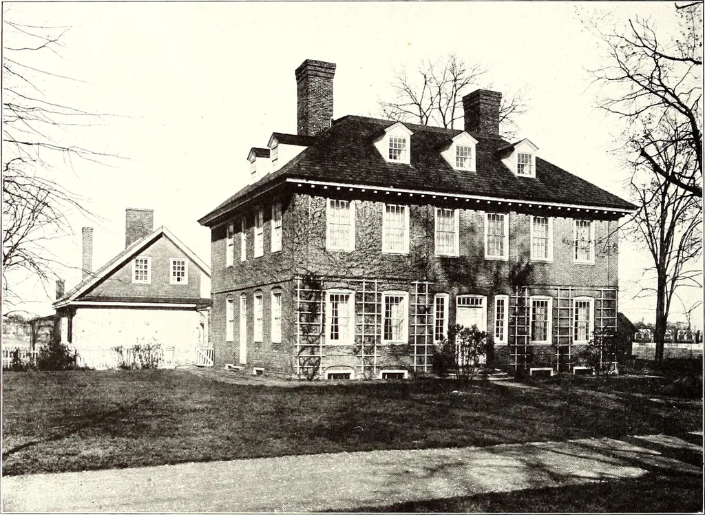 An illustration from Domestic architecture of the American colonies and of the early republic, 1922, leaf 113