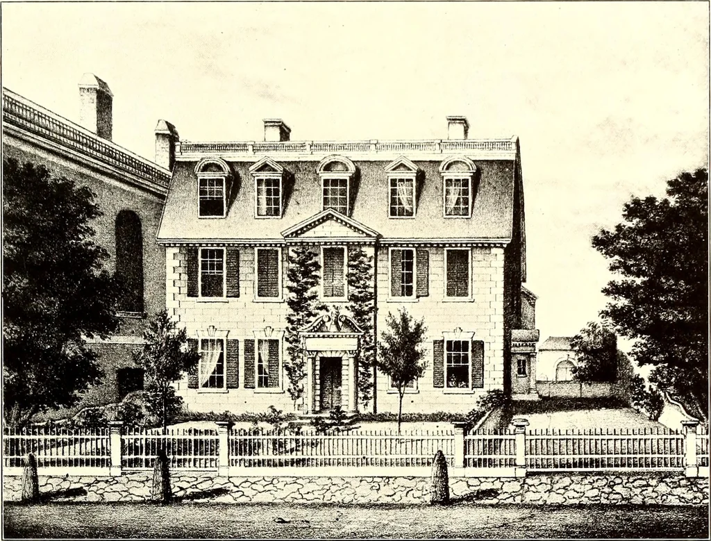 An illustration from Domestic architecture of the American colonies and of the early republic, 1922, leaf 116