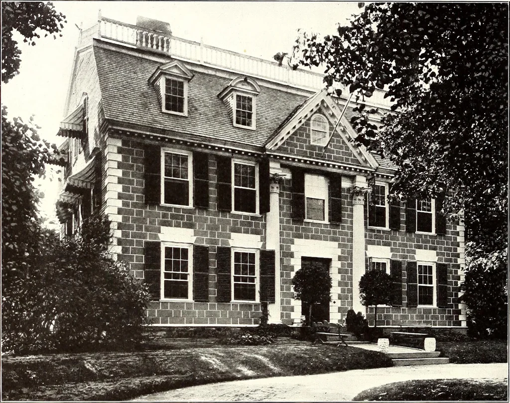 An illustration from Domestic architecture of the American colonies and of the early republic, 1922, leaf 123