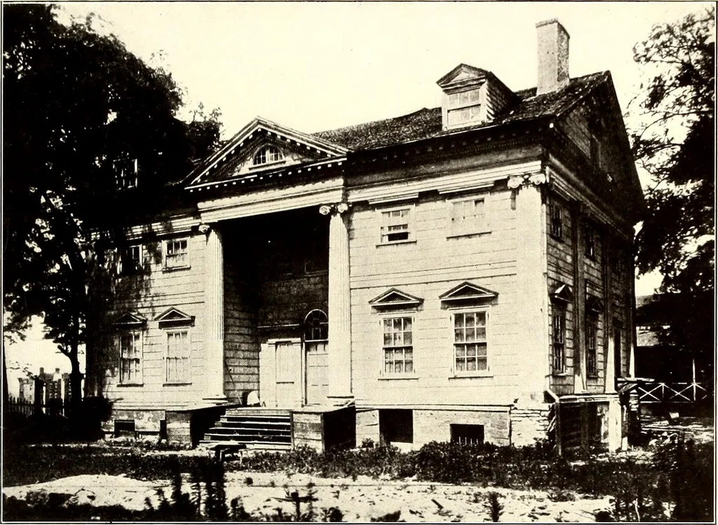 An illustration from Domestic architecture of the American colonies and of the early republic, 1922, leaf 124