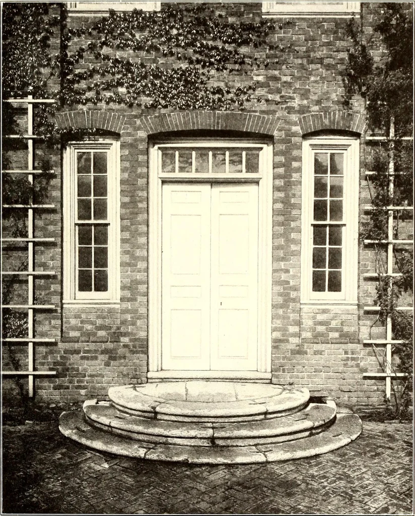 An illustration from Domestic architecture of the American colonies and of the early republic, 1922, leaf 128