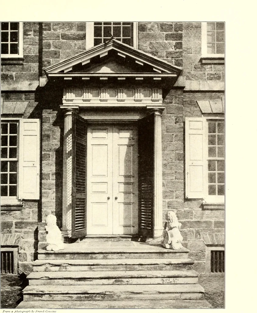 An illustration from Domestic architecture of the American colonies and of the early republic, 1922, leaf 130