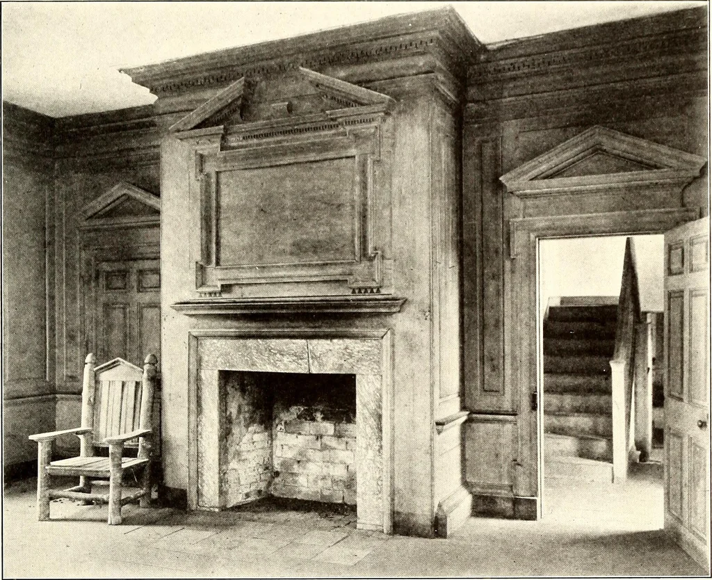 An illustration from Domestic architecture of the American colonies and of the early republic, 1922, leaf 134