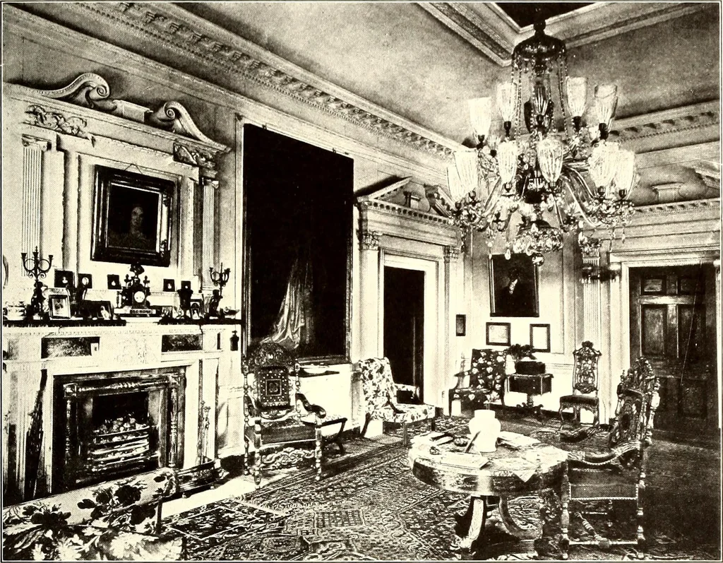 An illustration from Domestic architecture of the American colonies and of the early republic, 1922, leaf 136