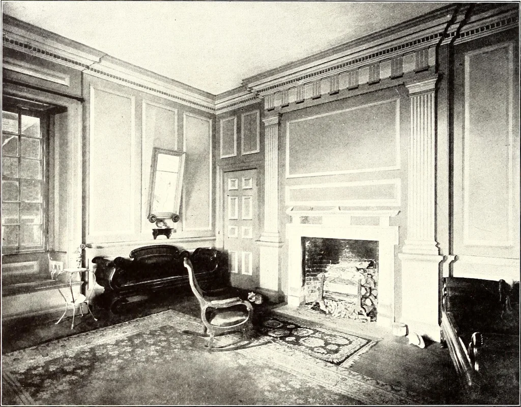An illustration from Domestic architecture of the American colonies and of the early republic, 1922, leaf 143