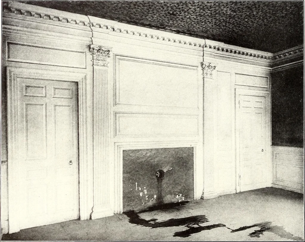 An illustration from Domestic architecture of the American colonies and of the early republic, 1922, leaf 145