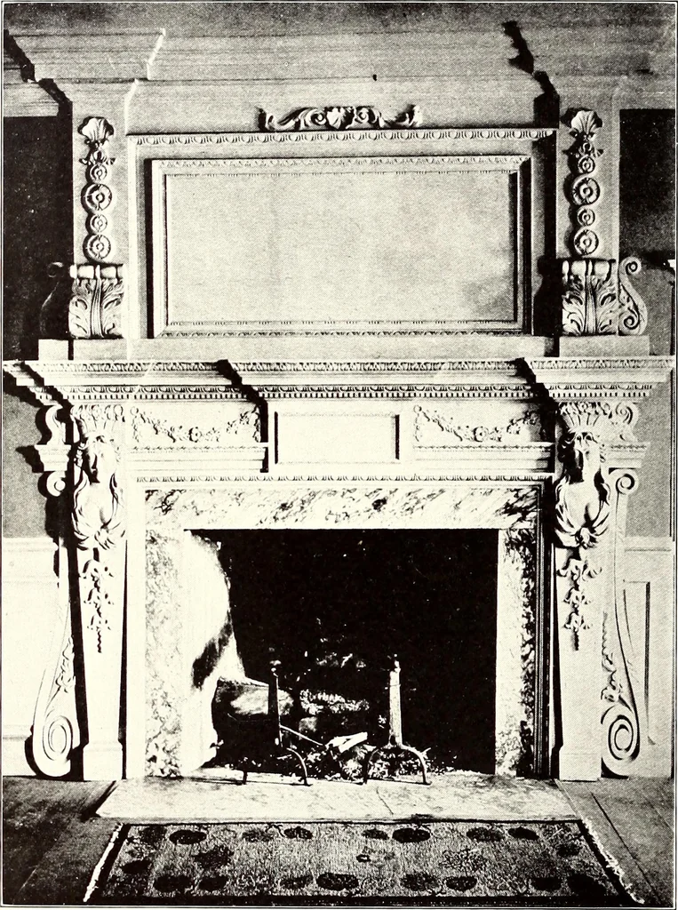 An illustration from Domestic architecture of the American colonies and of the early republic, 1922, leaf 151