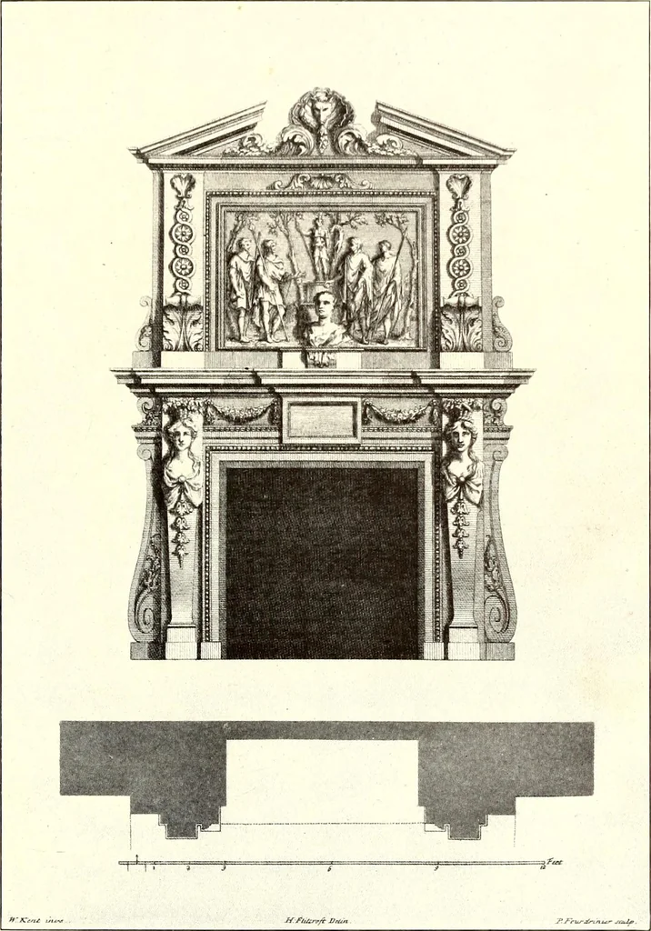 An illustration from Domestic architecture of the American colonies and of the early republic, 1922, leaf 152
