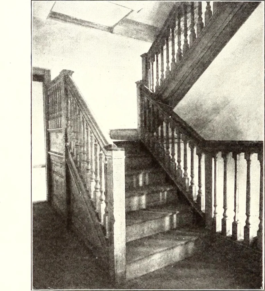 An illustration from Domestic architecture of the American colonies and of the early republic, 1922, leaf 153