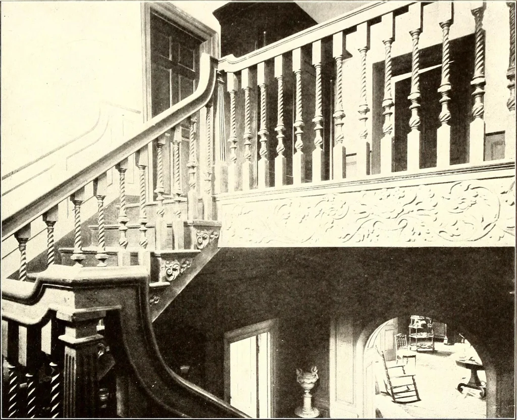 An illustration from Domestic architecture of the American colonies and of the early republic, 1922, leaf 154