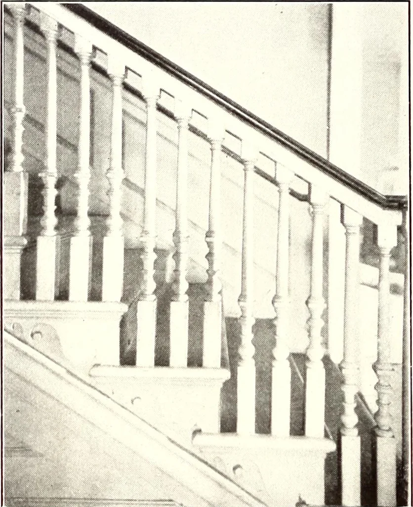 An illustration from Domestic architecture of the American colonies and of the early republic, 1922, leaf 155