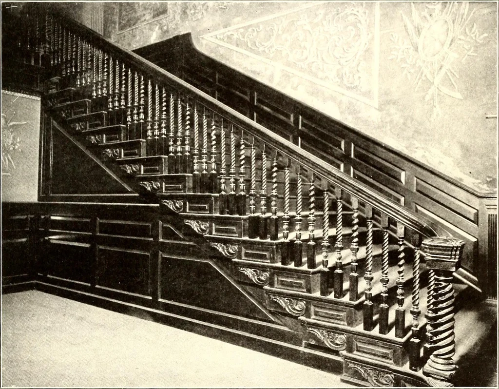 An illustration from Domestic architecture of the American colonies and of the early republic, 1922, leaf 156