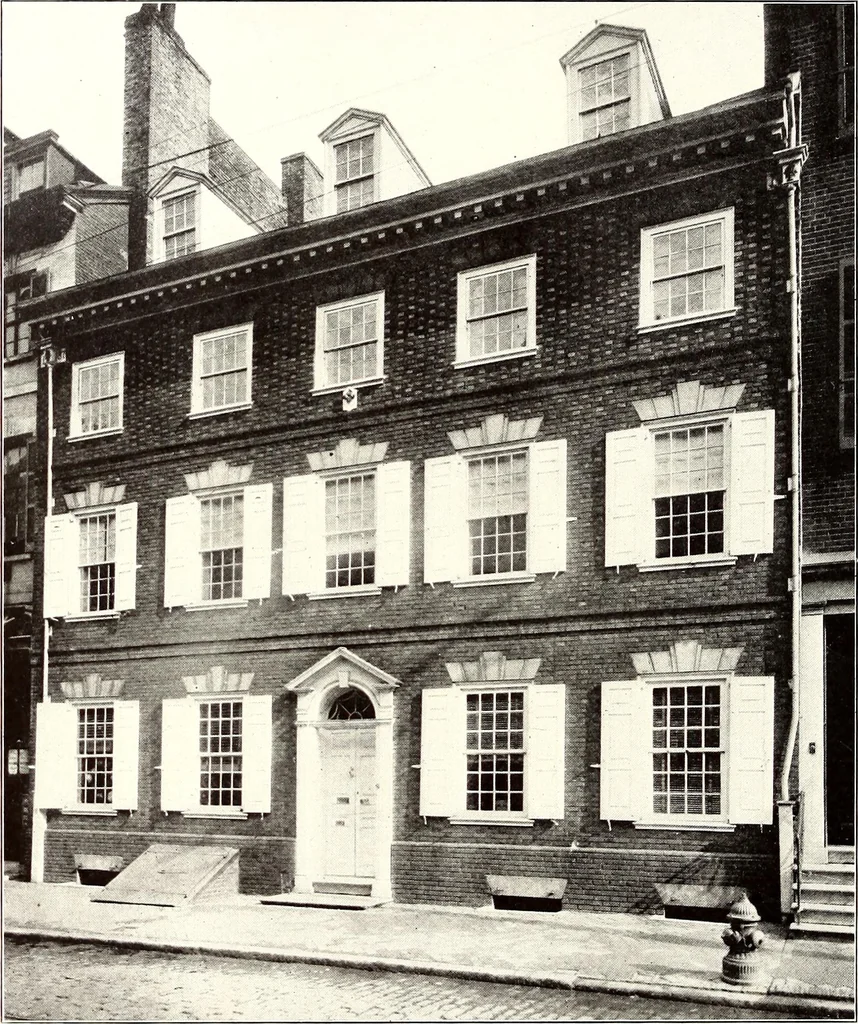 An illustration from Domestic architecture of the American colonies and of the early republic, 1922, leaf 165