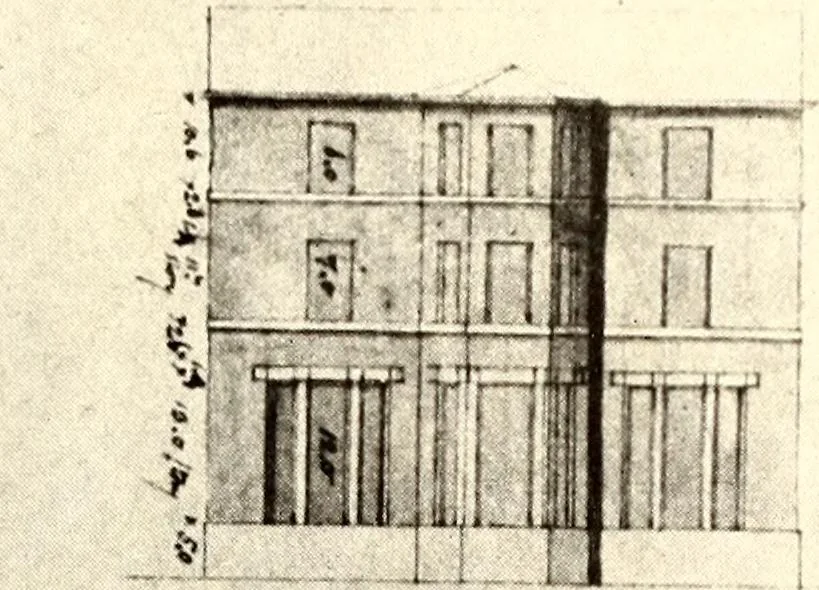 An illustration from Domestic architecture of the American colonies and of the early republic, 1922, leaf 176