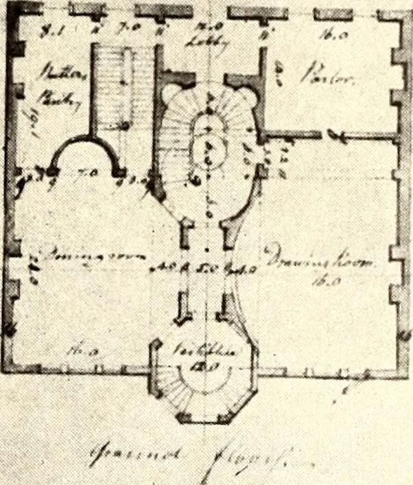 An illustration from Domestic architecture of the American colonies and of the early republic, 1922, leaf 176