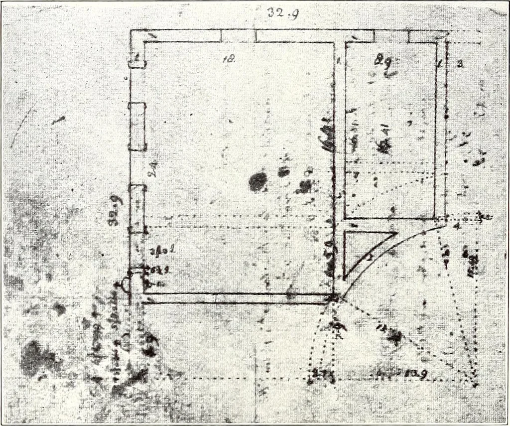 An illustration from Domestic architecture of the American colonies and of the early republic, 1922, leaf 181
