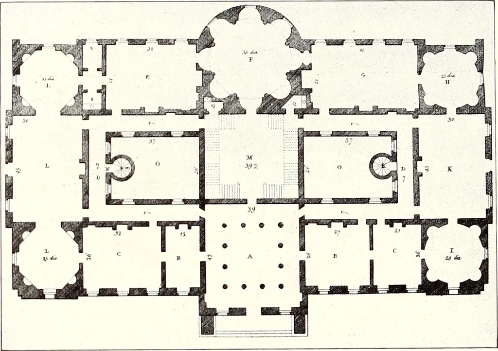 An illustration from Domestic architecture of the American colonies and of the early republic, 1922, leaf 183