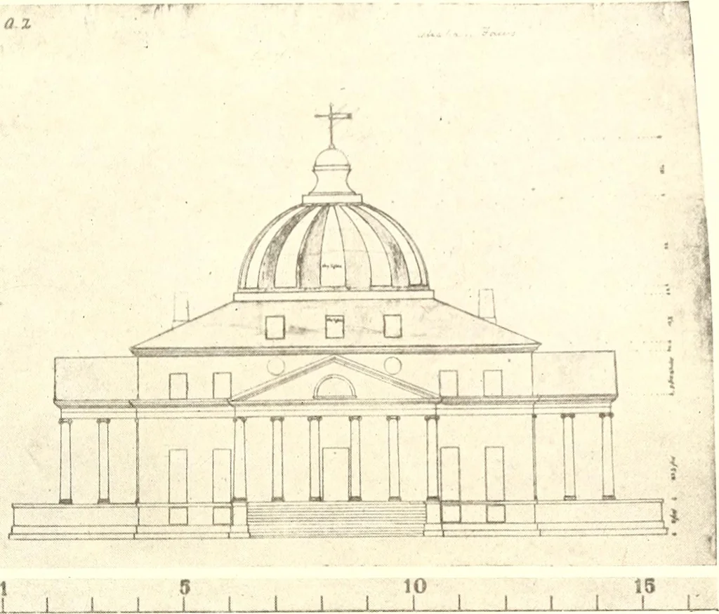 An illustration from Domestic architecture of the American colonies and of the early republic, 1922, leaf 196