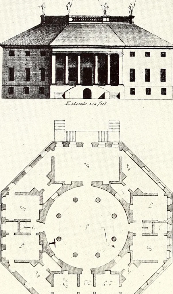 An illustration from Domestic architecture of the American colonies and of the early republic, 1922, leaf 199