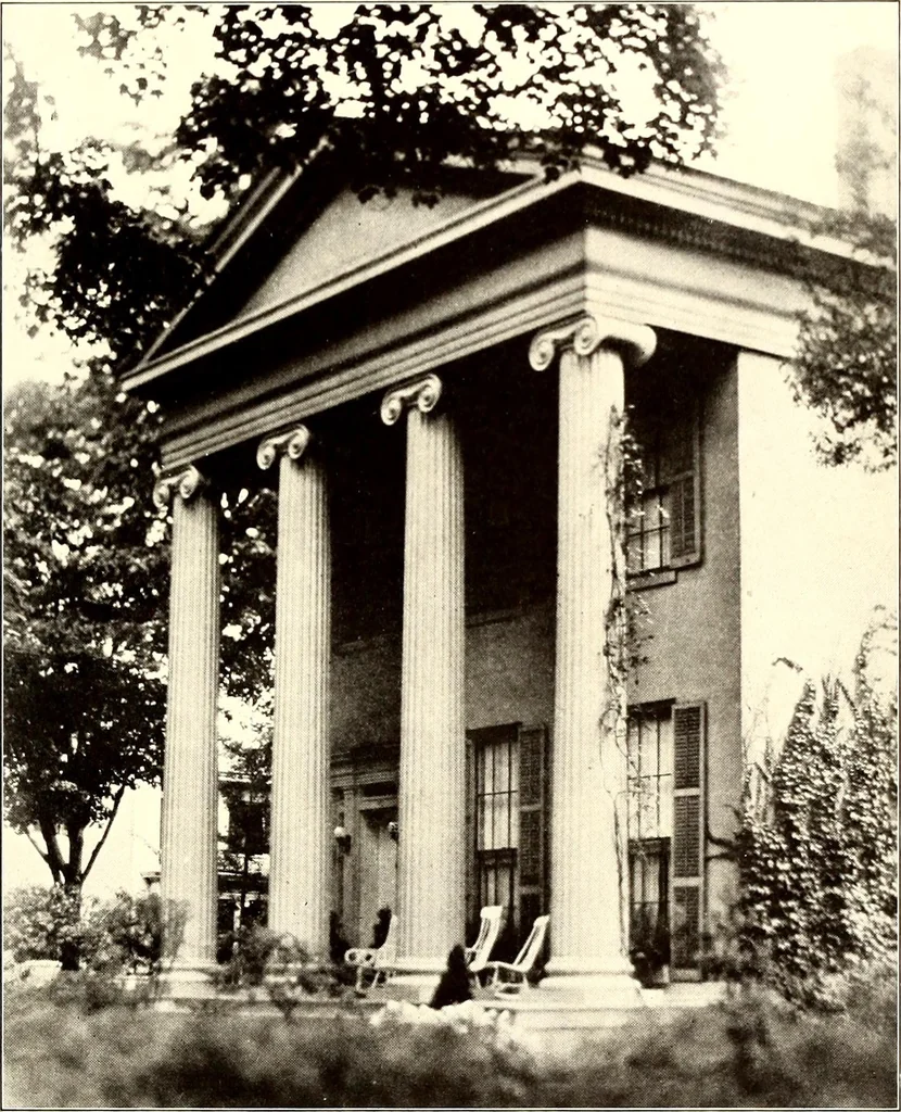 An illustration from Domestic architecture of the American colonies and of the early republic, 1922, leaf 206