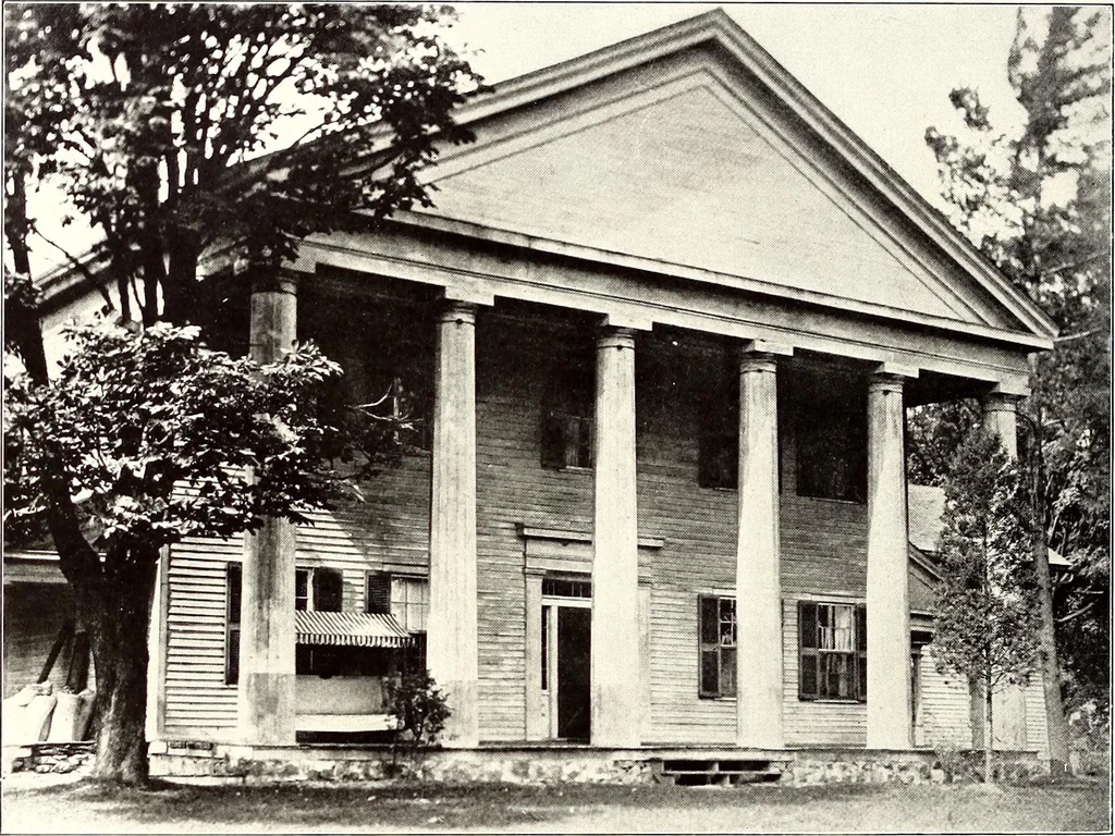 An illustration from Domestic architecture of the American colonies and of the early republic, 1922, leaf 207