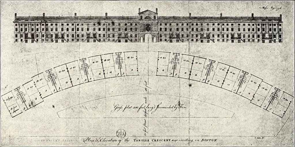 An illustration from Domestic architecture of the American colonies and of the early republic, 1922, leaf 215