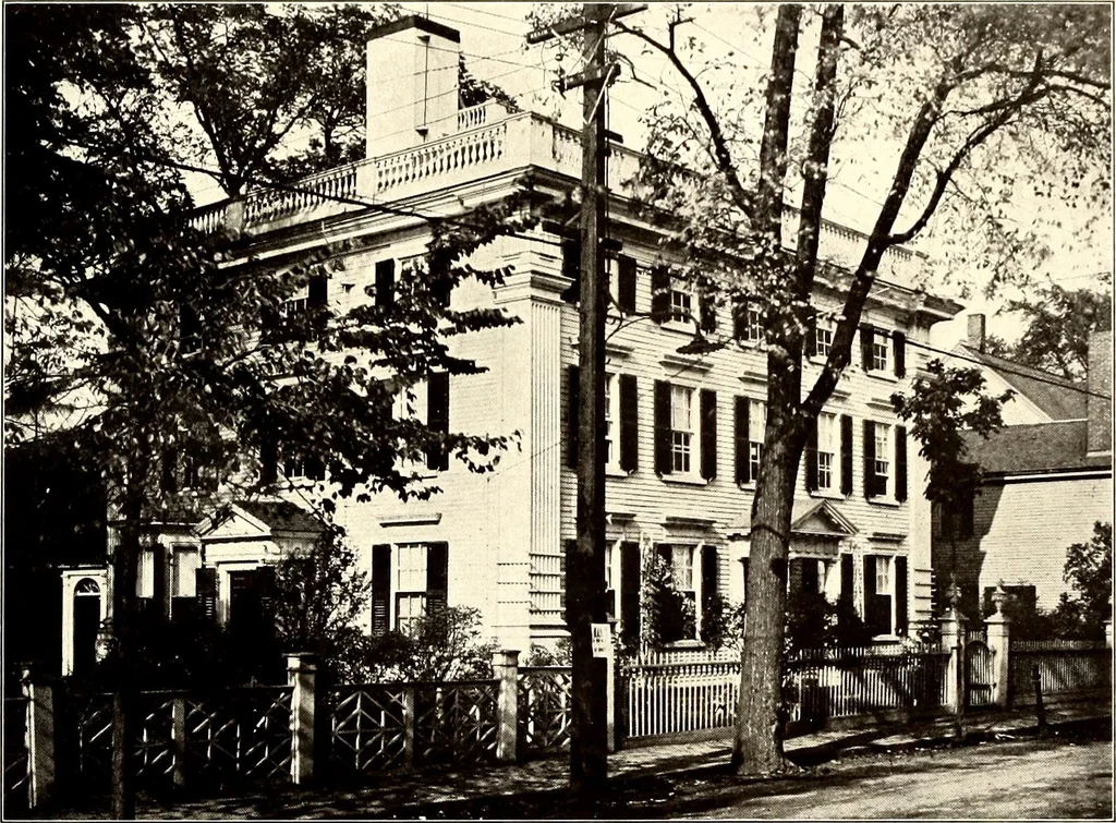 An illustration from Domestic architecture of the American colonies and of the early republic, 1922, leaf 220