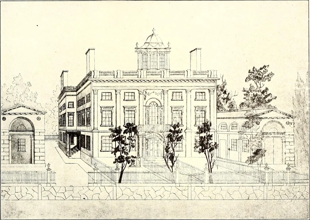 An illustration from Domestic architecture of the American colonies and of the early republic, 1922, leaf 226