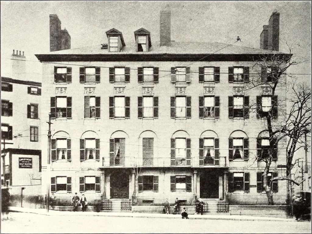 An illustration from Domestic architecture of the American colonies and of the early republic, 1922, leaf 231