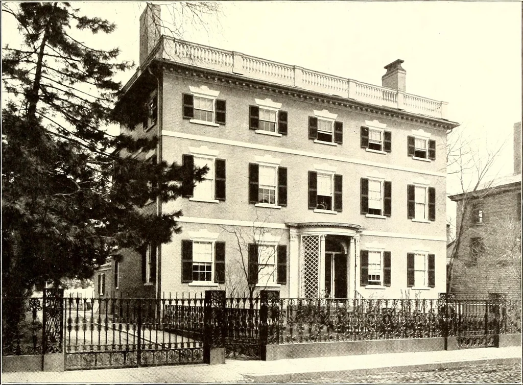An illustration from Domestic architecture of the American colonies and of the early republic, 1922, leaf 234
