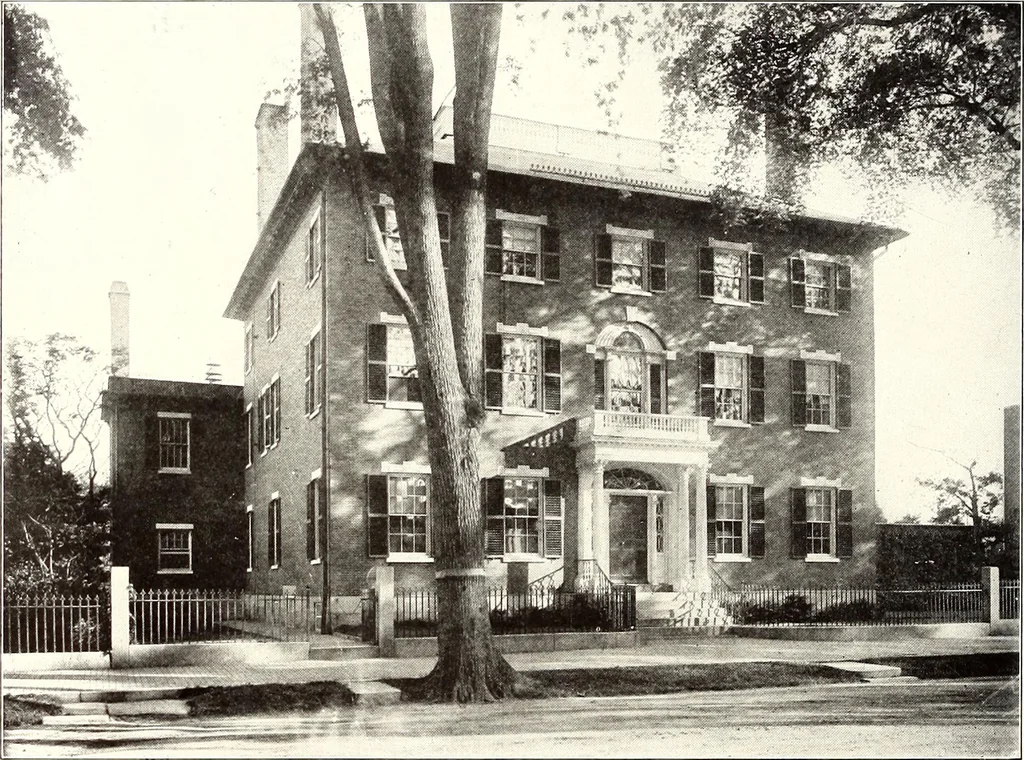 An illustration from Domestic architecture of the American colonies and of the early republic, 1922, leaf 241