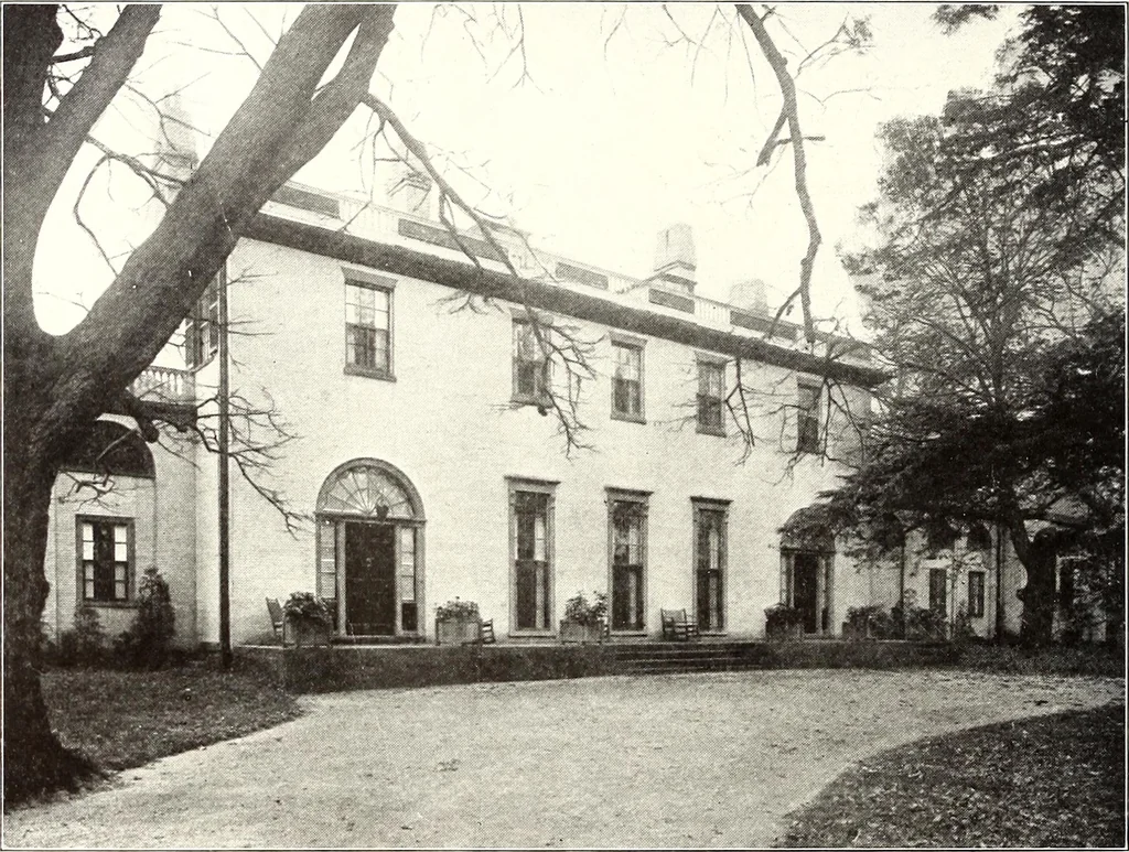 An illustration from Domestic architecture of the American colonies and of the early republic, 1922, leaf 243